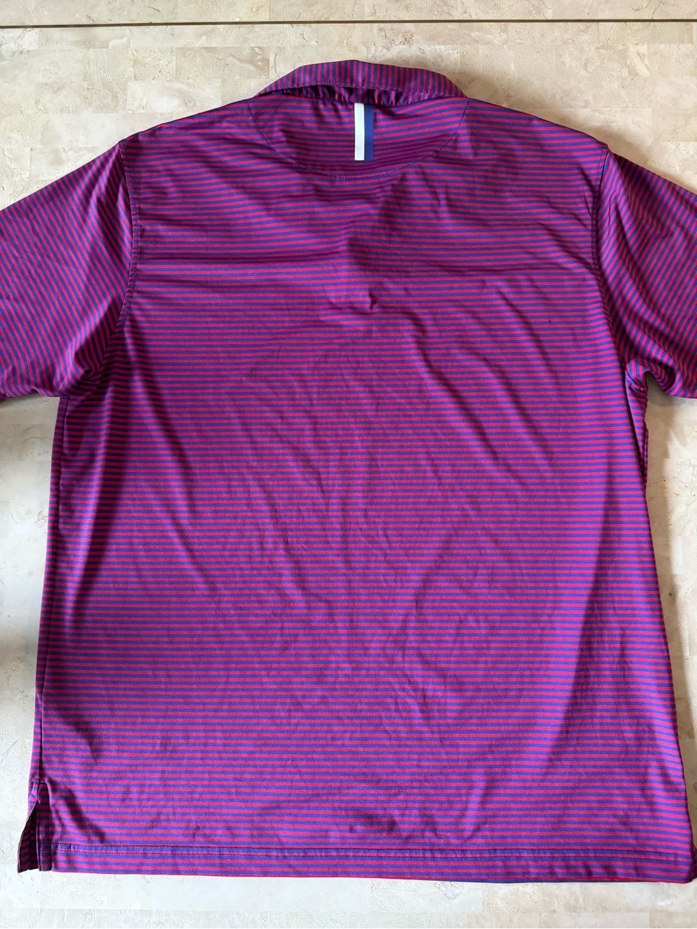 Rhoback The Birdie Stripe Men’s Short Sleeve Polo - Picture 9 of 11